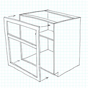 framed cabinet